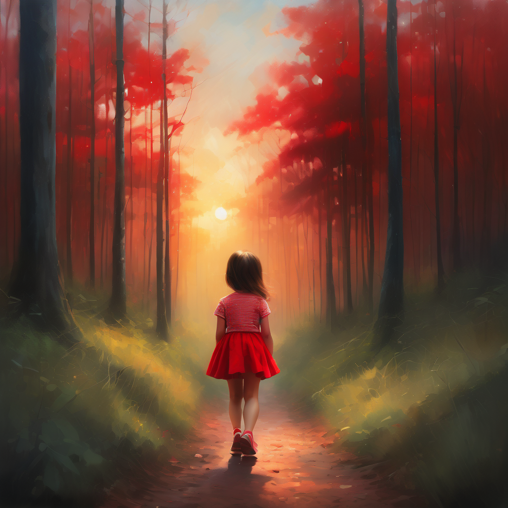 Alone in the forest